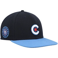 Casquette Snapback Capitaine 2021 City Connect des Chicago Cubs '47 bleu marine pour homme