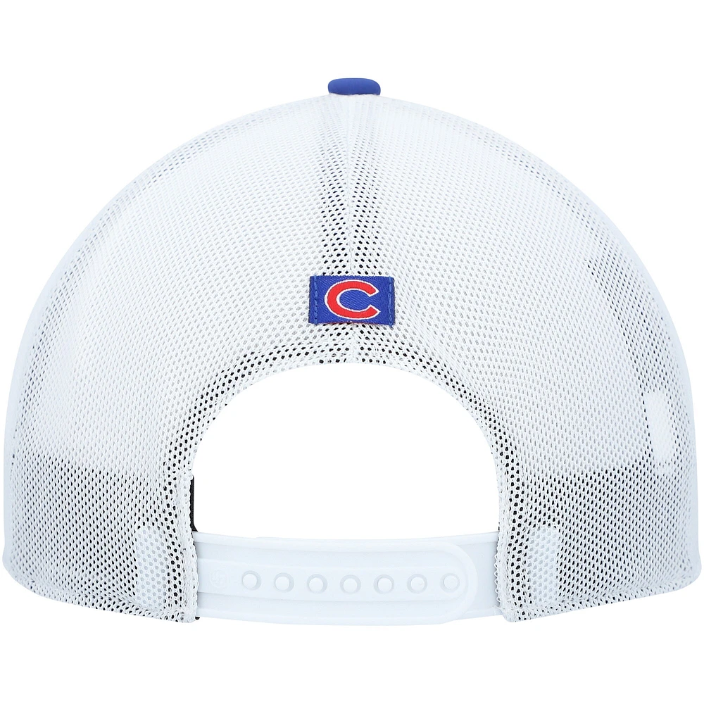 Casquette Snapback Chicago Cubs Burgess '47 Royal/Blanc pour homme