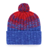 Bonnet en tricot à revers avec pompon Royal Chicago Cubs Cascade '47 pour homme