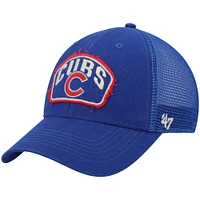 Casquette Snapback '47 Royal Chicago Cubs Cledus MVP Trucker pour homme