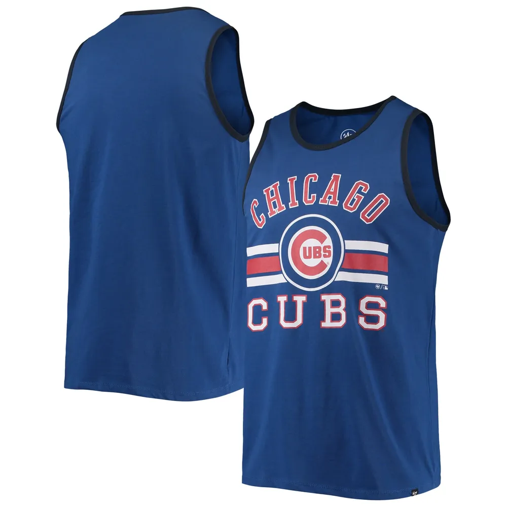 Men's '47 Royal Chicago Cubs Edge Super Rival Tank Top