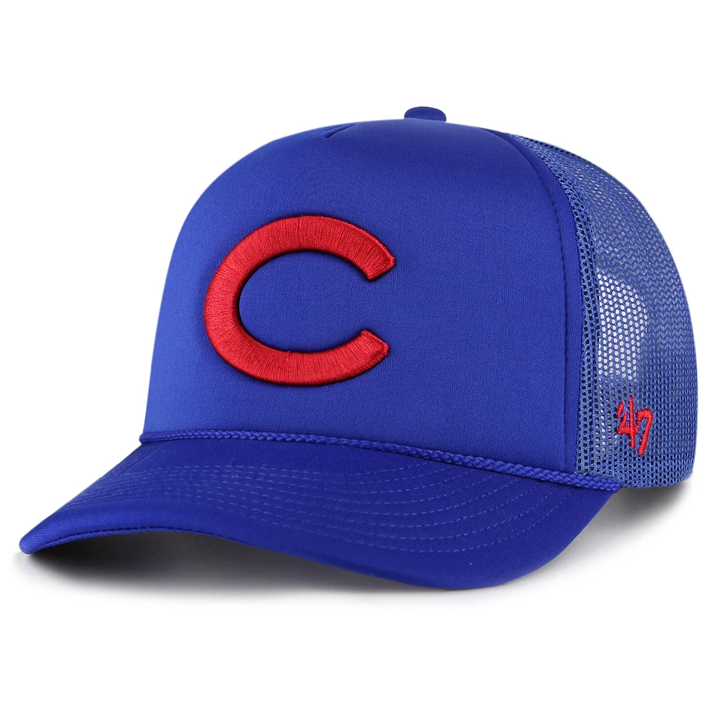 Casquette snapback avec logo en mousse pour hommes '47 Royal Chicago Cubs