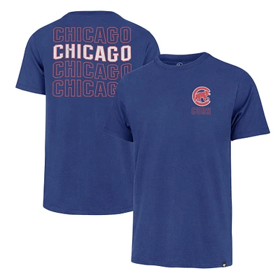 T-shirt '47 Royal Chicago Cubs Hang Back Franklin pour hommes