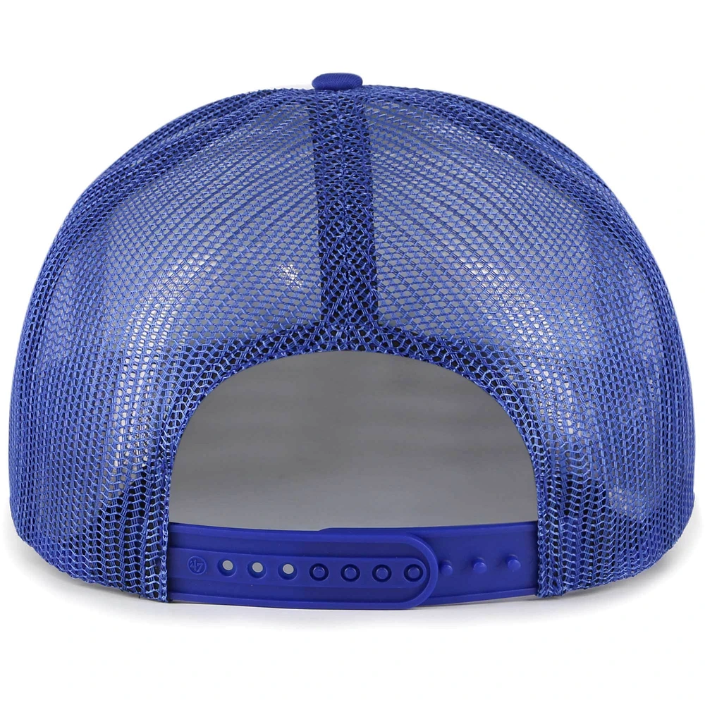 Men's '47 Royal Chicago Cubs Lift Off Foam Front Mesh Trucker Adjustable Hat