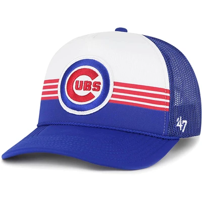 Men's '47 Royal Chicago Cubs Lift Off Foam Front Mesh Trucker Adjustable Hat