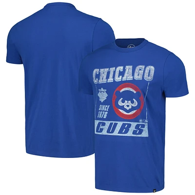 Men's '47 Royal Chicago Cubs Outlast Franklin T-Shirt