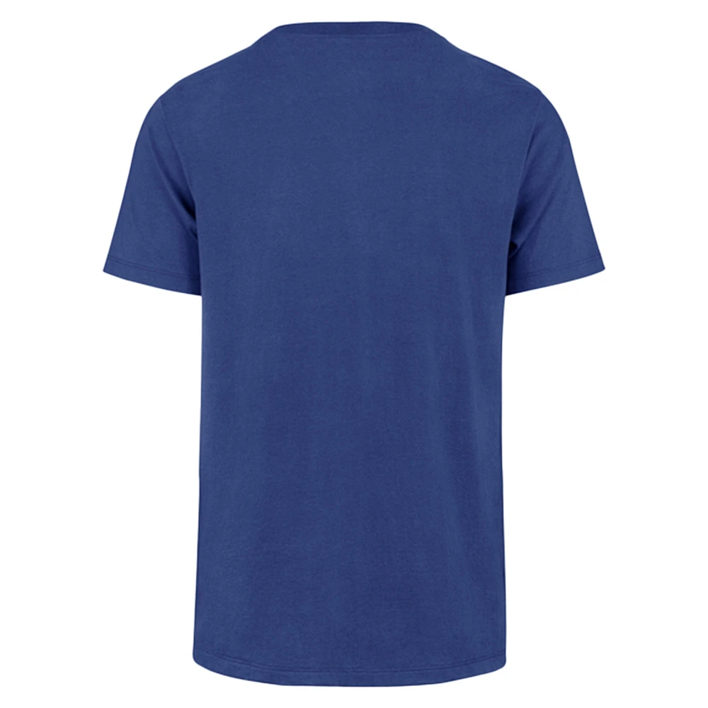 Men's '47 Royal Chicago Cubs Pitchout Franklin T-Shirt