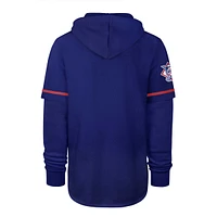 Men's '47 Royal Chicago Cubs Shortstop Pullover Hoodie