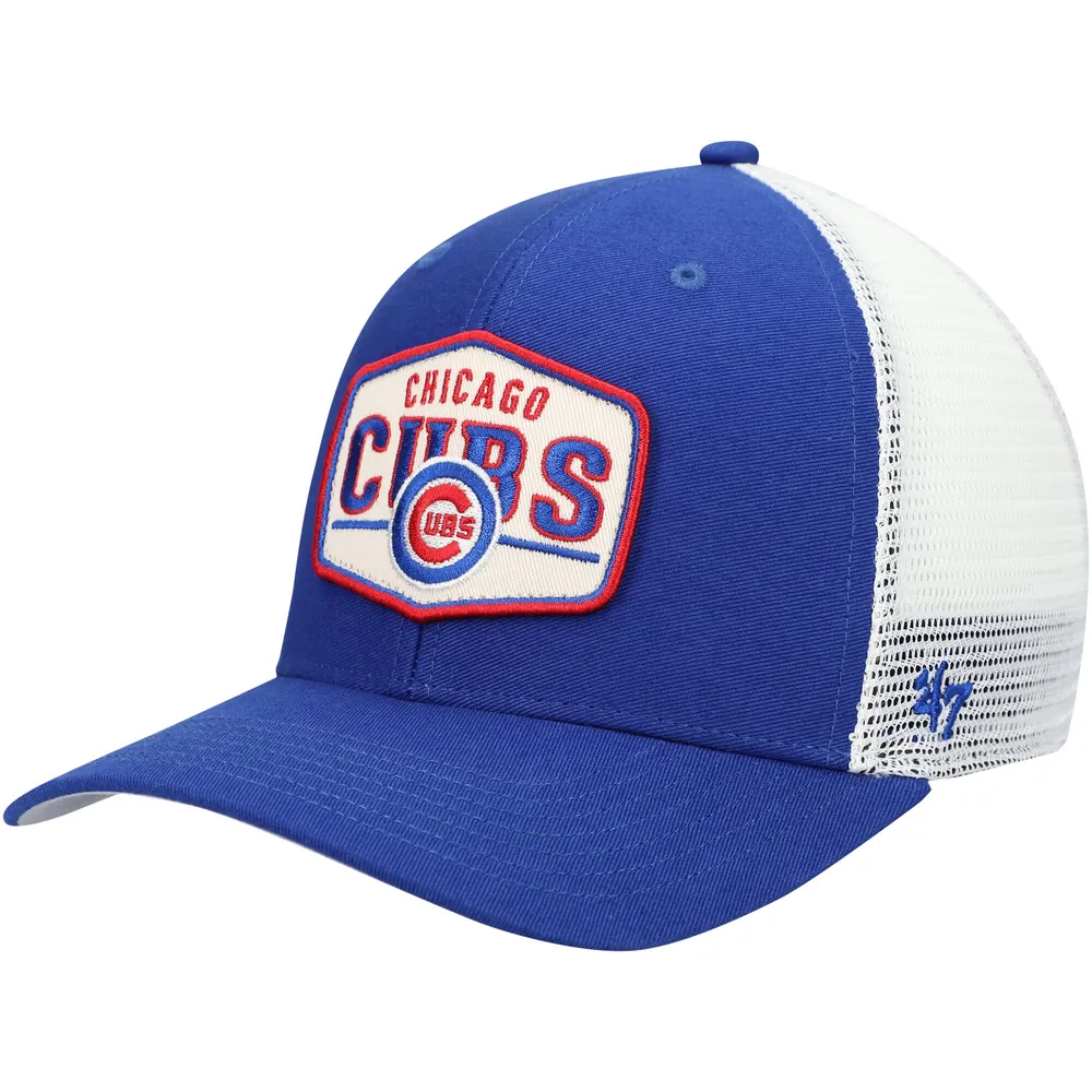 Men's Fanatics Branded Royal Chicago Cubs Heritage Patch Fitted Hat