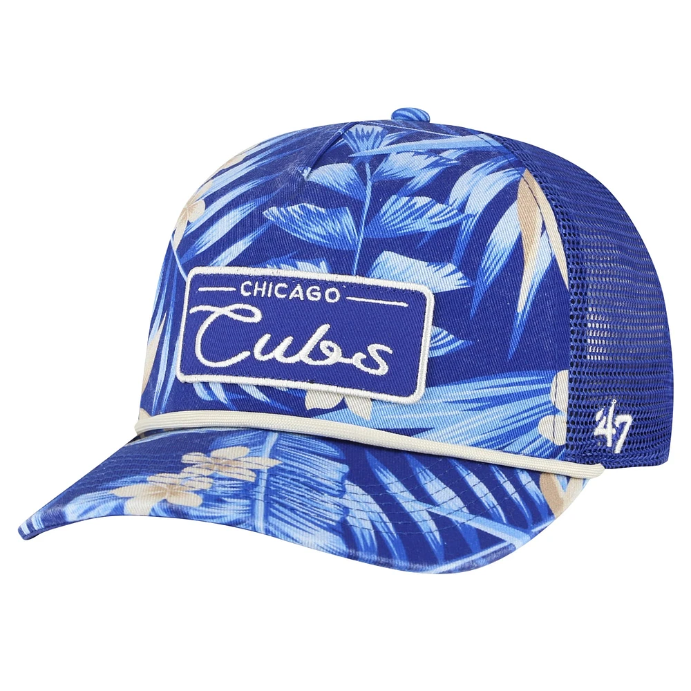 Casquette réglable '47 Royal Chicago Cubs Tropicalia Trucker Hitch pour hommes