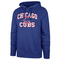 Men's '47  Royal Chicago Cubs Velocity Headline Pullover Hoodie