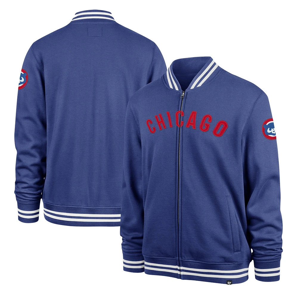 Veste de survêtement entièrement zippée '47 Royal Chicago Cubs Wax Pack Pro Camden pour hommes