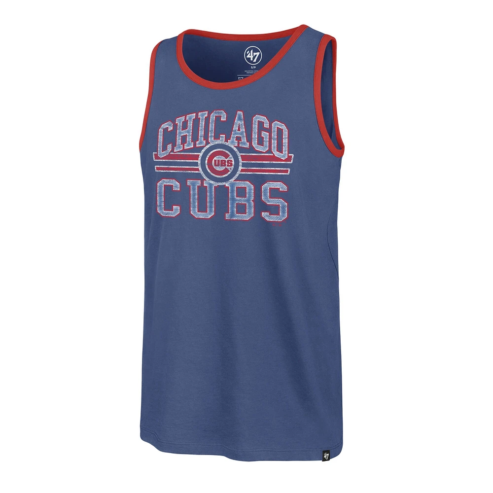 Men's '47 Royal Chicago Cubs Winger Franklin Tank Top