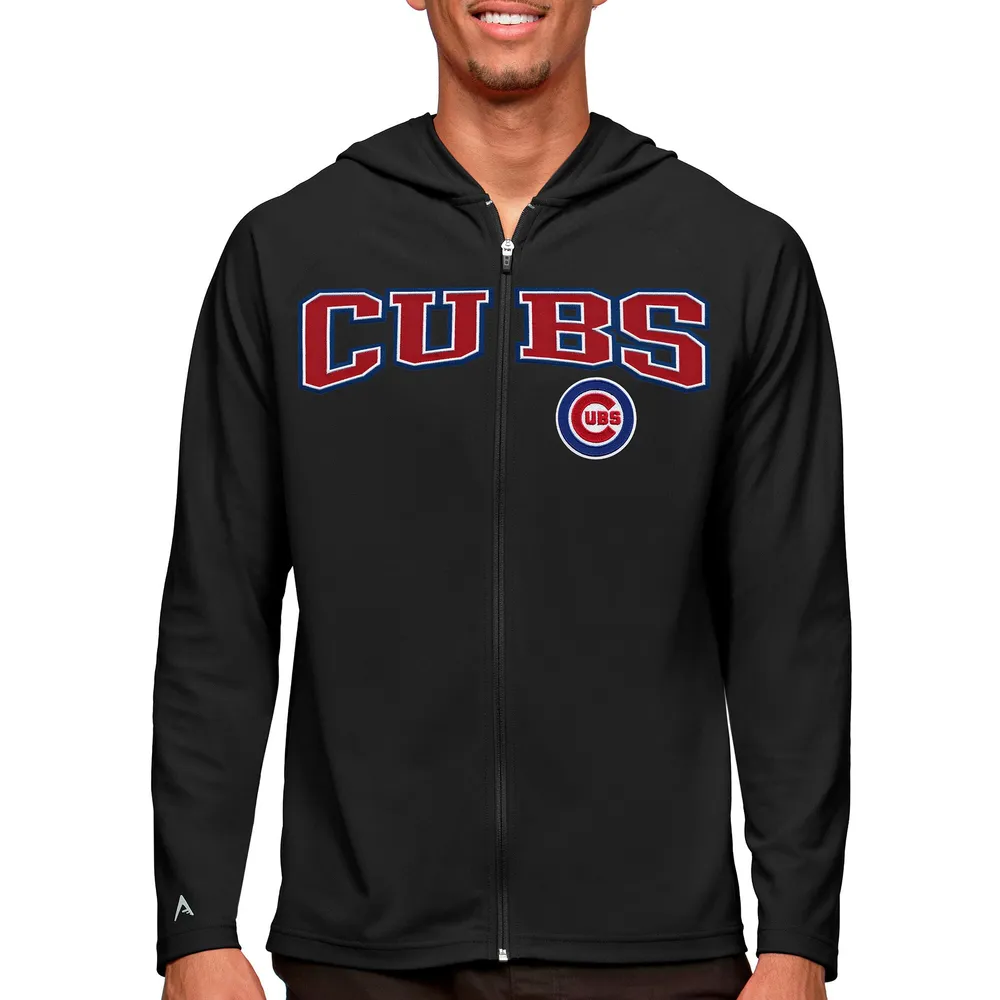 Men's Antigua Chicago Cubs Victory Logo Hoodie