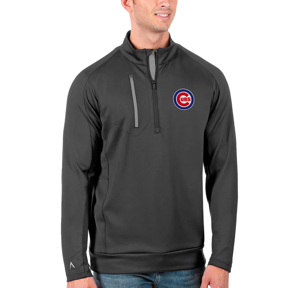 Lids Chicago Cubs Antigua Big & Tall Generation Quarter-Zip Pullover Jacket