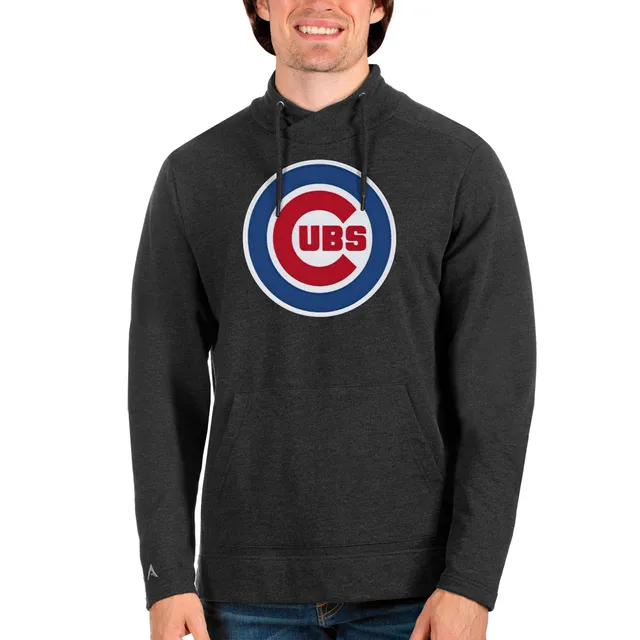 Men's Pro Standard Cream Chicago Cubs Cooperstown Collection Retro Old English Pullover Sweatshirt Size: Medium