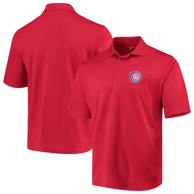 Chicago Cubs Antigua Big & Tall Legacy Pique Polo - Gray