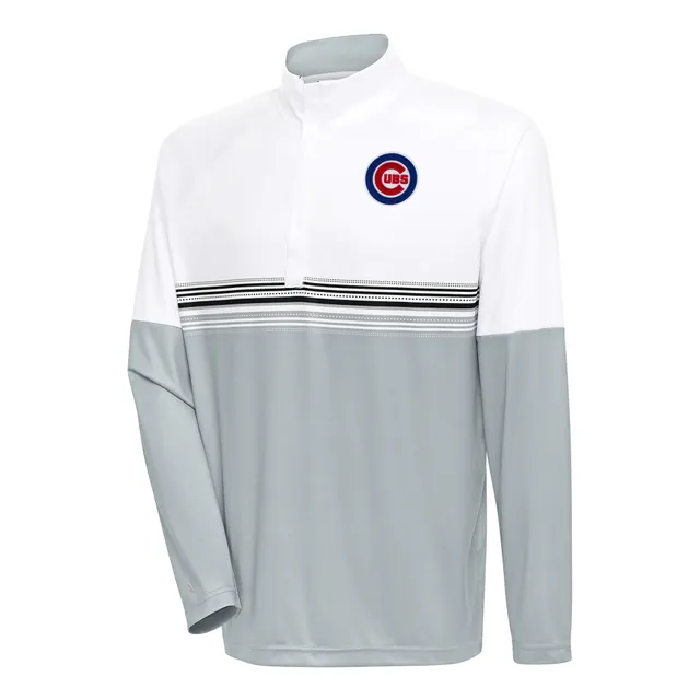 Men's Antigua White Chicago Cubs Tribute Polo