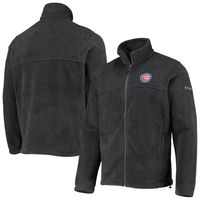 Men's Columbia Charcoal Chicago Cubs Full-Zip Flanker Jacket