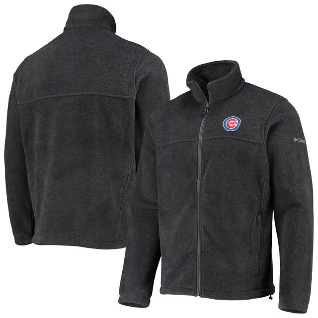 Veste Flanker Columbia Charcoal Chicago Cubs à glissière intégrale pour homme