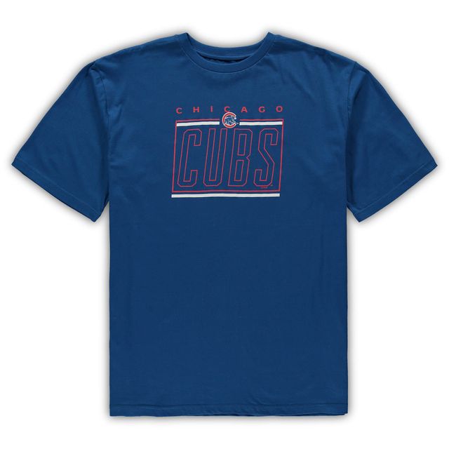 Ensemble de pyjama pour hommes Concepts Sport Royal/Heathered Charcoal Chicago Cubs Tailles Big & Tall T-shirt et short