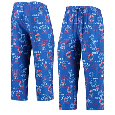 Chicago Cubs Concepts Sport Flagship Allover Print Sleep Pants - Royal