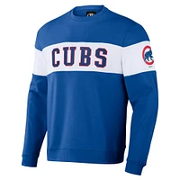 Men's Darius Rucker Collection by Fanatics Royal Chicago Cubs Stripe Pullover Sweatshirt