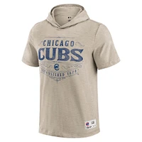 Men's Darius Rucker Collection by Fanatics  Tan Chicago Cubs Hooded T-Shirt
