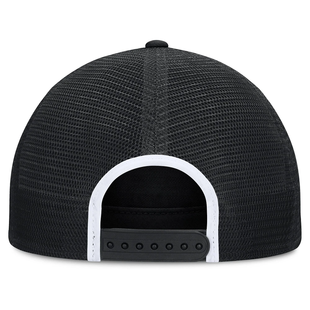 Men's Fanatics  Black Chicago Cubs Let's Glow Line Drive Snapback Hat