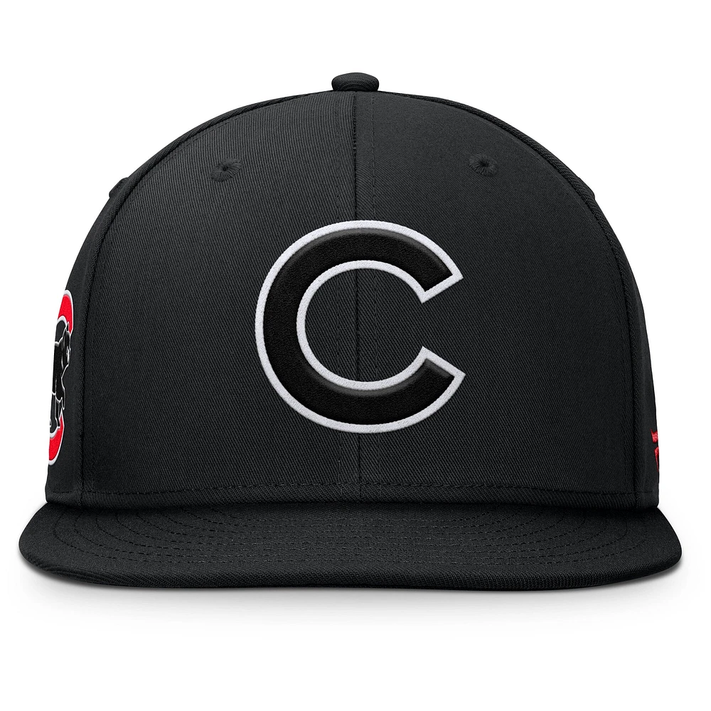 Men's Fanatics Black Chicago Cubs Walk-Off Bullpen Snapback Hat