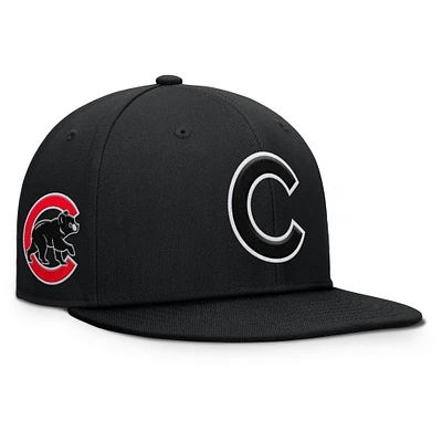 Men's Fanatics Black Chicago Cubs Walk-Off Bullpen Snapback Hat