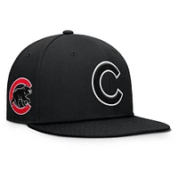 Men's Fanatics Black Chicago Cubs Walk-Off Bullpen Snapback Hat