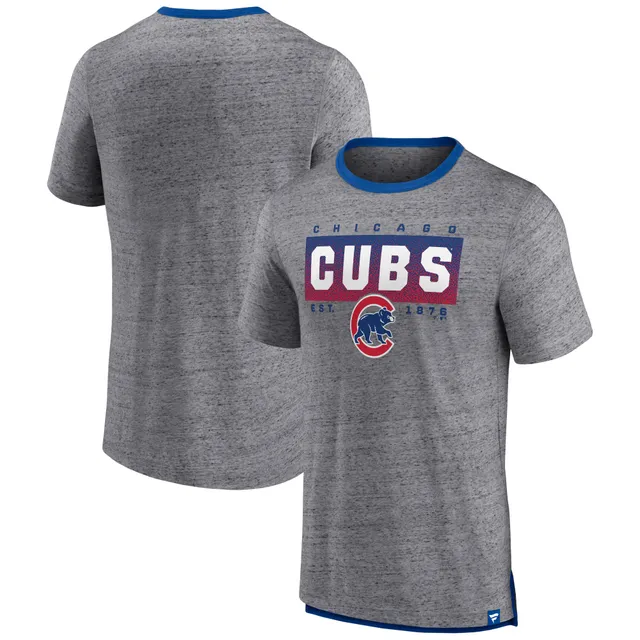 Men's Fanatics Branded Navy Chicago Cubs Official Team Logo T-Shirt