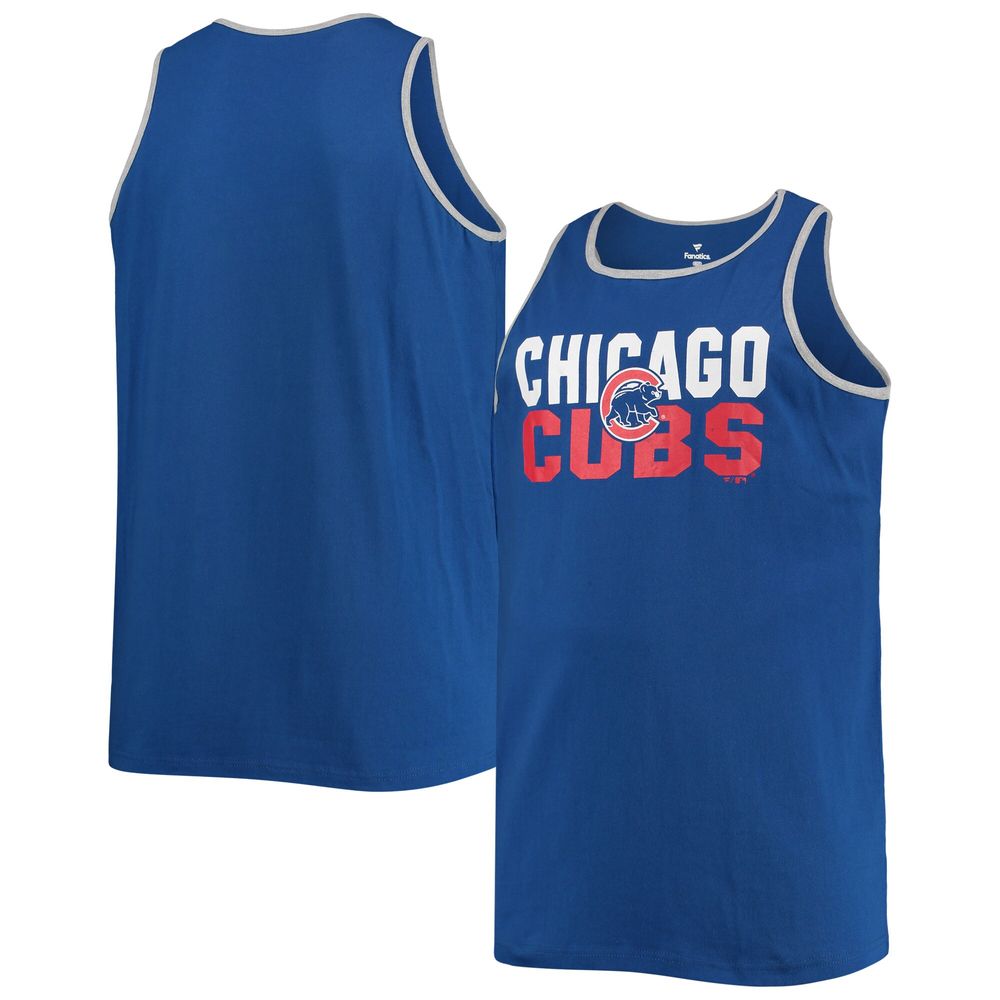 Lids Chicago Cubs Big & Tall Jersey Muscle Tank Top