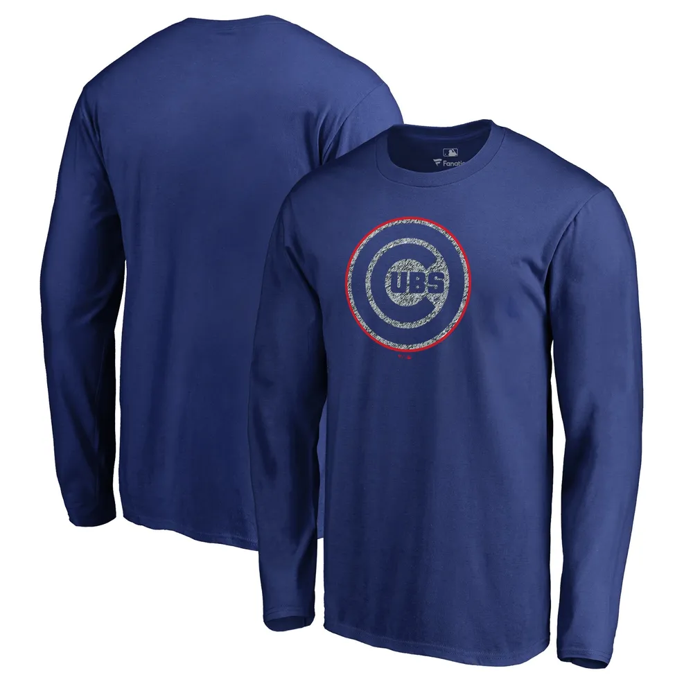 The database influenza Ruckus Lids Chicago Cubs Fanatics Branded Static Logo Long Sleeve T-Shirt - Royal  | Brazos Mall
