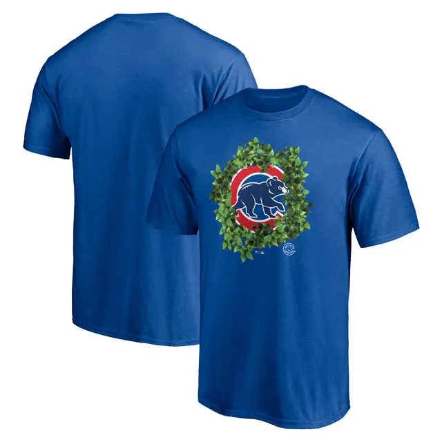 Women's Fanatics Branded Royal Chicago Cubs Logo Fitted T-Shirt