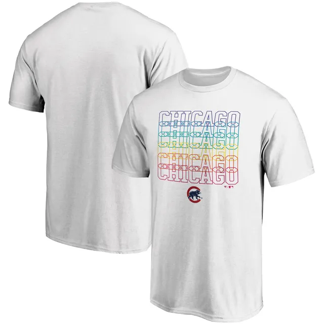 Men's Fanatics Branded White Atlanta Braves Pressbox Long Sleeve T-Shirt