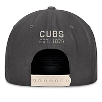 Men's Fanatics Charcoal Chicago Cubs Closer Adjustable Hat