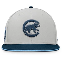 Men's Fanatics Gray Chicago Cubs Knuckleball Snapback Hat