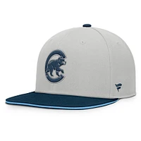 Men's Fanatics Gray Chicago Cubs Knuckleball Snapback Hat