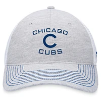 Men's Fanatics Gray Chicago Cubs Trucker Adjustable Hat