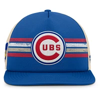 Casquette snapback Powers Fanatics Royal/Natural pour homme, collection Cooperstown des Chicago Cubs