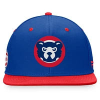 Men's Fanatics Royal/Red Chicago Cubs Cooperstown Collection Two-Tone Fitted Hat