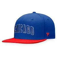 Men's Fanatics Royal/Red Chicago Cubs Fundamental Two-Tone Fitted Hat