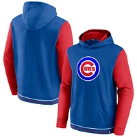 Chandail à capuchon Last Whistle des Chicago Cubs Fanatics Royal/Rouge pour hommes