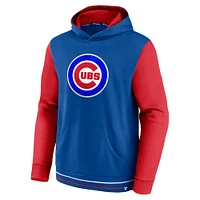 Chandail à capuchon Last Whistle des Chicago Cubs Fanatics Royal/Rouge pour hommes