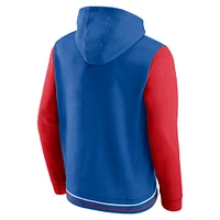 Chandail à capuchon Last Whistle des Chicago Cubs Fanatics Royal/Rouge pour hommes