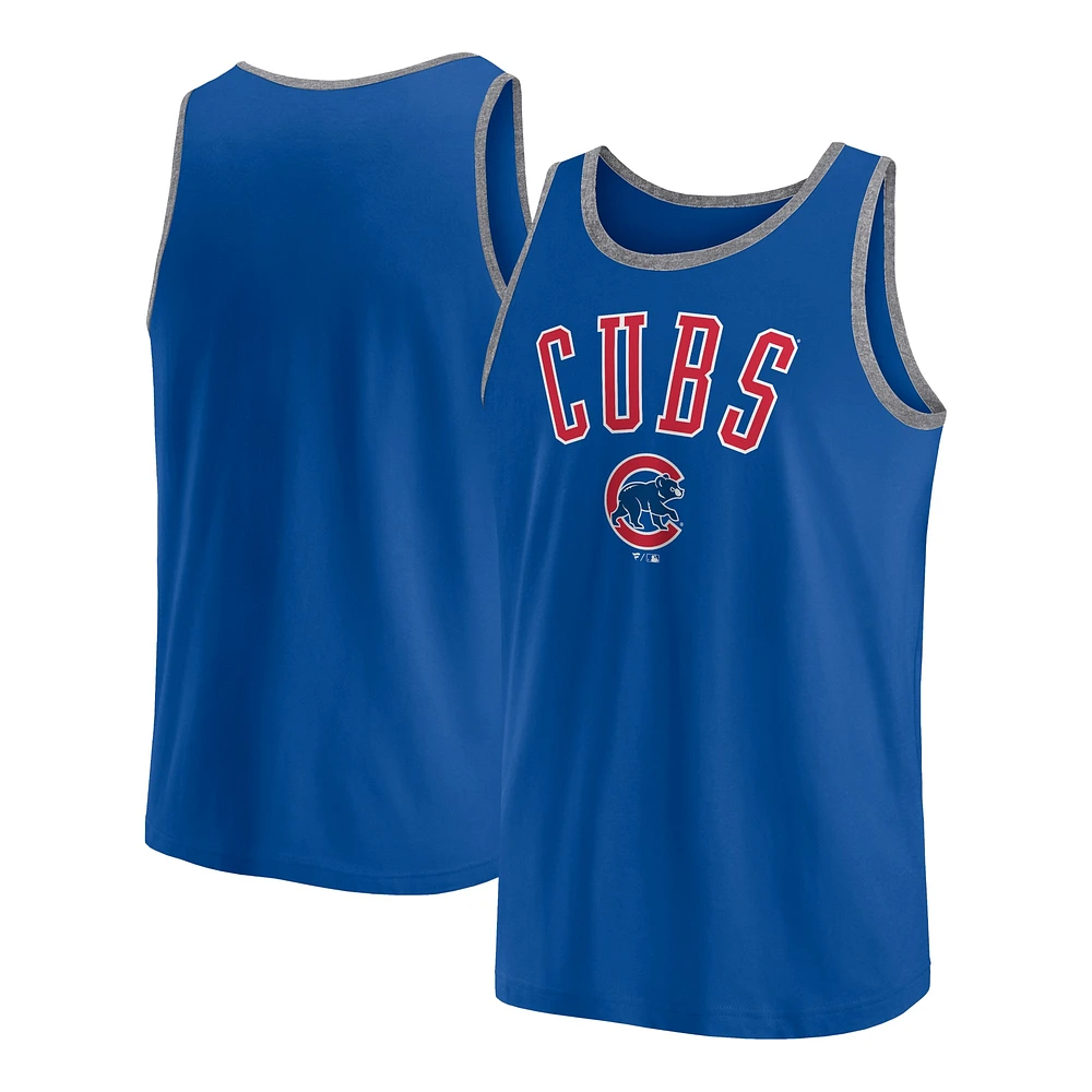 Débardeur Bet Fanatics Royal Chicago Cubs pour hommes