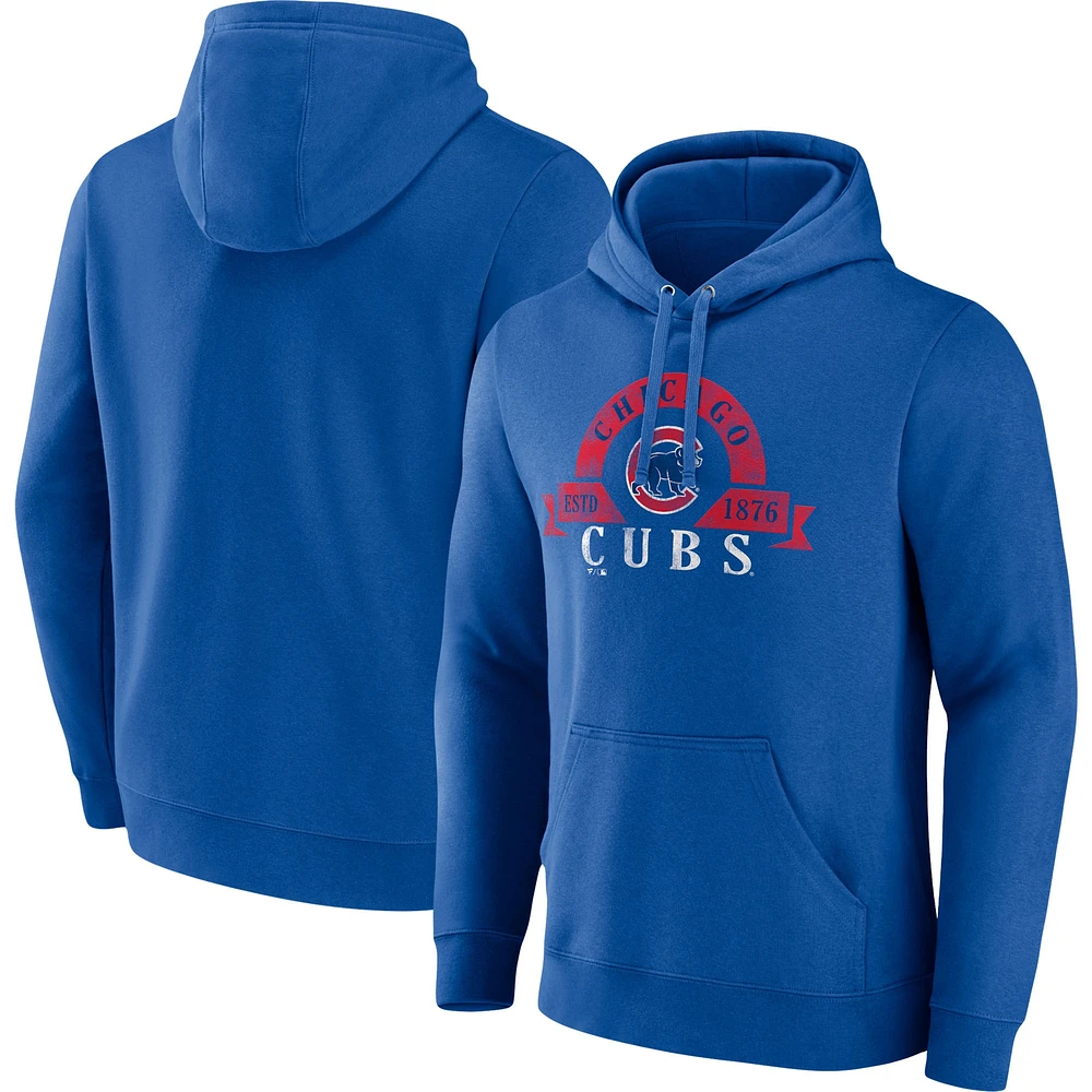 Men's Fanatics Royal Chicago Cubs Big & Tall Utility Pullover Hoodie