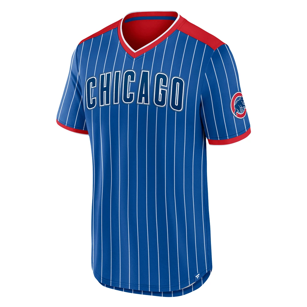 Fanatics Royal Chicago Cubs pour hommes Circle the Bases - T-shirt à col en V